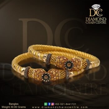 Gold Bangles Design BA 064