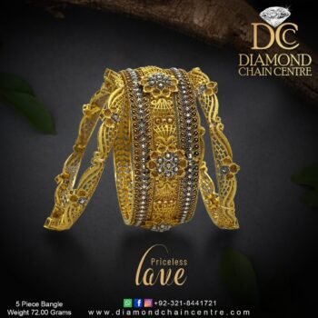 Gold Bangles Design BA 066