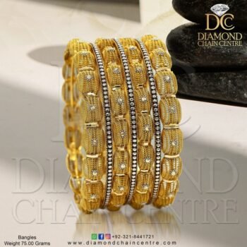 Gold Bangles Design BA 070