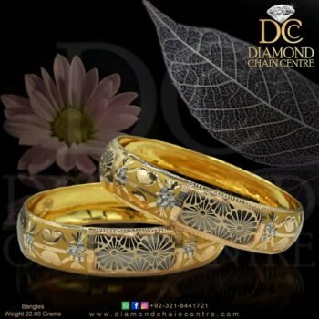 Gold Bangles Design BA 073