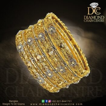 Gold Bangles Design BA 075
