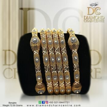 Gold Bangles Design BA 076