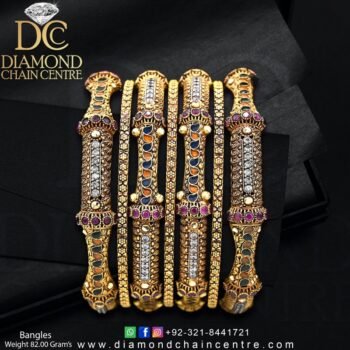Gold Bangles Design BA 082