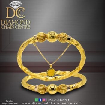 Gold Bangles Design BA 086