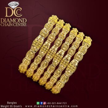 Gold Bangles Design BA 087