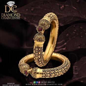 Gold Bangles Design BA 096