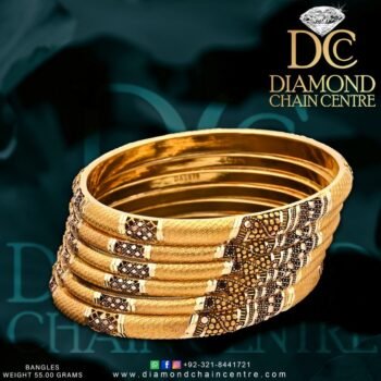 Gold Bangles Design BA 098