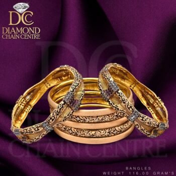 Gold Bangles Design BA 100