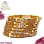 Gold Bangles Design BA 104