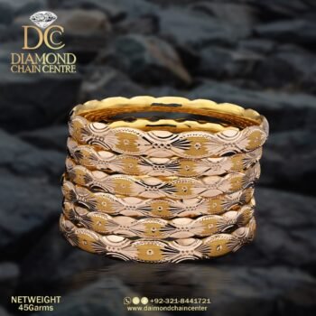 Gold Bangles Design BA113
