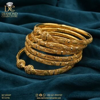 Gold Bangles Design BA114
