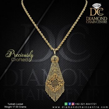 Gold Locket Design LK 020