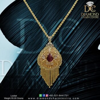 Gold Locket Design LK 021