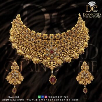 Gold Necklace Design NL 019