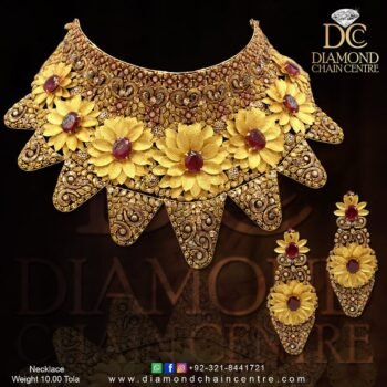 Gold Necklace Design NL 021