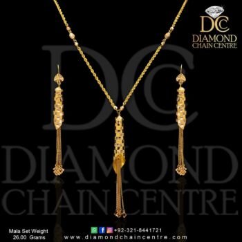 Gold Necklace Design NL 023