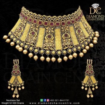 Gold Necklace Design NL 025