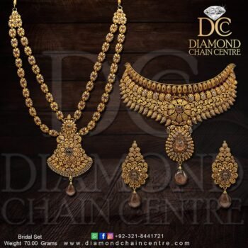 Gold Necklace Design NL 027