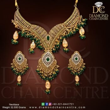 Gold Necklace Design NL 030