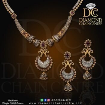 Gold Necklace Design NL 031