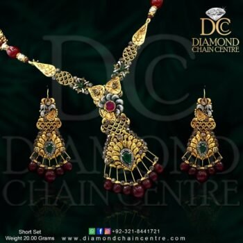 Gold Necklace Design NL 033