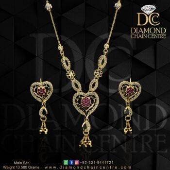 Gold Necklace Design NL 035