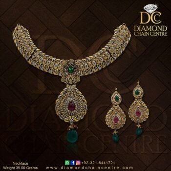 Gold Necklace Design NL 039