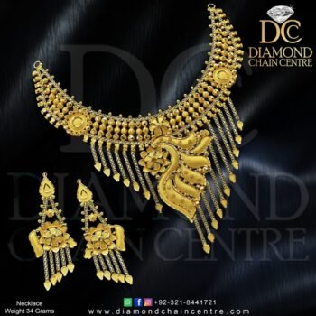 Gold Necklace Design NL 057