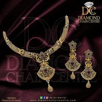 Gold Necklace Design NL 063