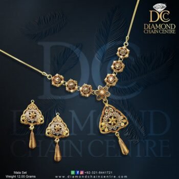 Gold Necklace Design NL 066