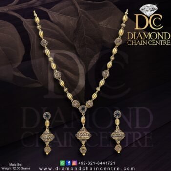 Gold Necklace Design NL 075
