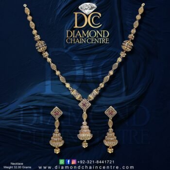 Gold Necklace Design NL 077