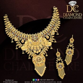Gold Necklace Design NL 078