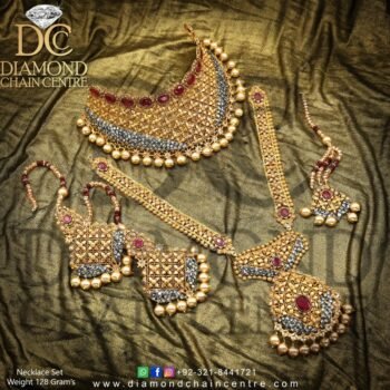 Gold Necklace Design NL 080