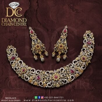 Gold Necklace Design NL 082