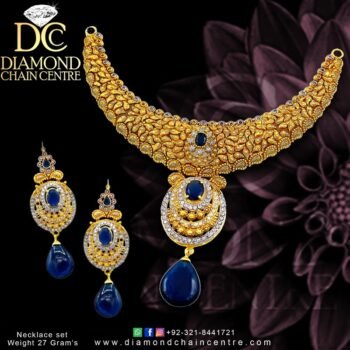 Gold Necklace Design NL 084