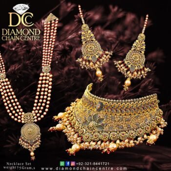 Gold Necklace Design NL 085