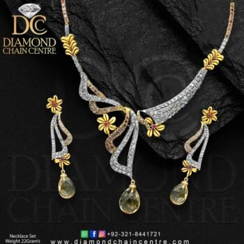 Gold Necklace Design NL 086