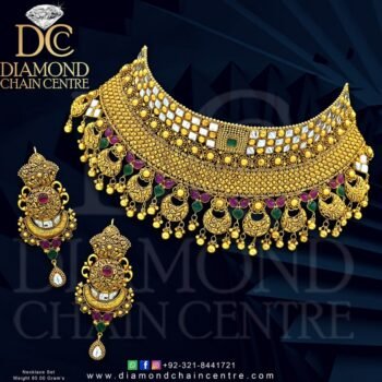 Gold Necklace Design NL 088