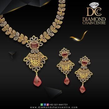 Gold Necklace Design NL 093
