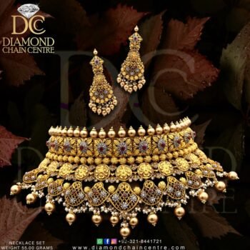 Gold Necklace Design NL 100