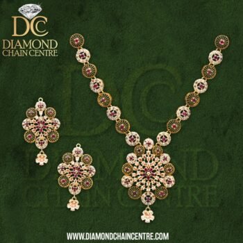Gold Necklace Design NL 112