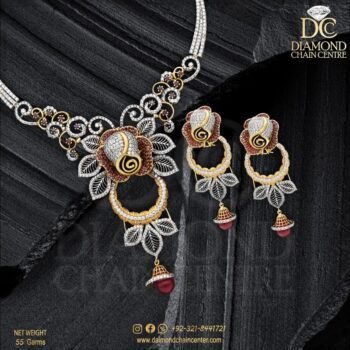 Gold Necklace Design NL 118
