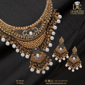 Gold Necklace Design NL 124