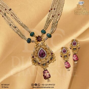 Gold Necklace Design NL 126