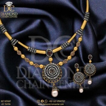 Gold Necklace Design NL 130