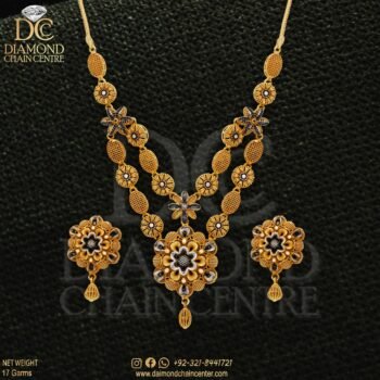 Gold Necklace Design NL 132