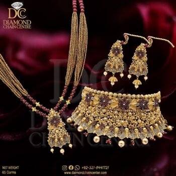 Gold Necklace Design NL 133