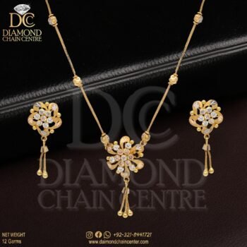 Gold Necklace Design NL 135