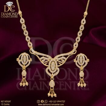 Gold Necklace Design NL 136